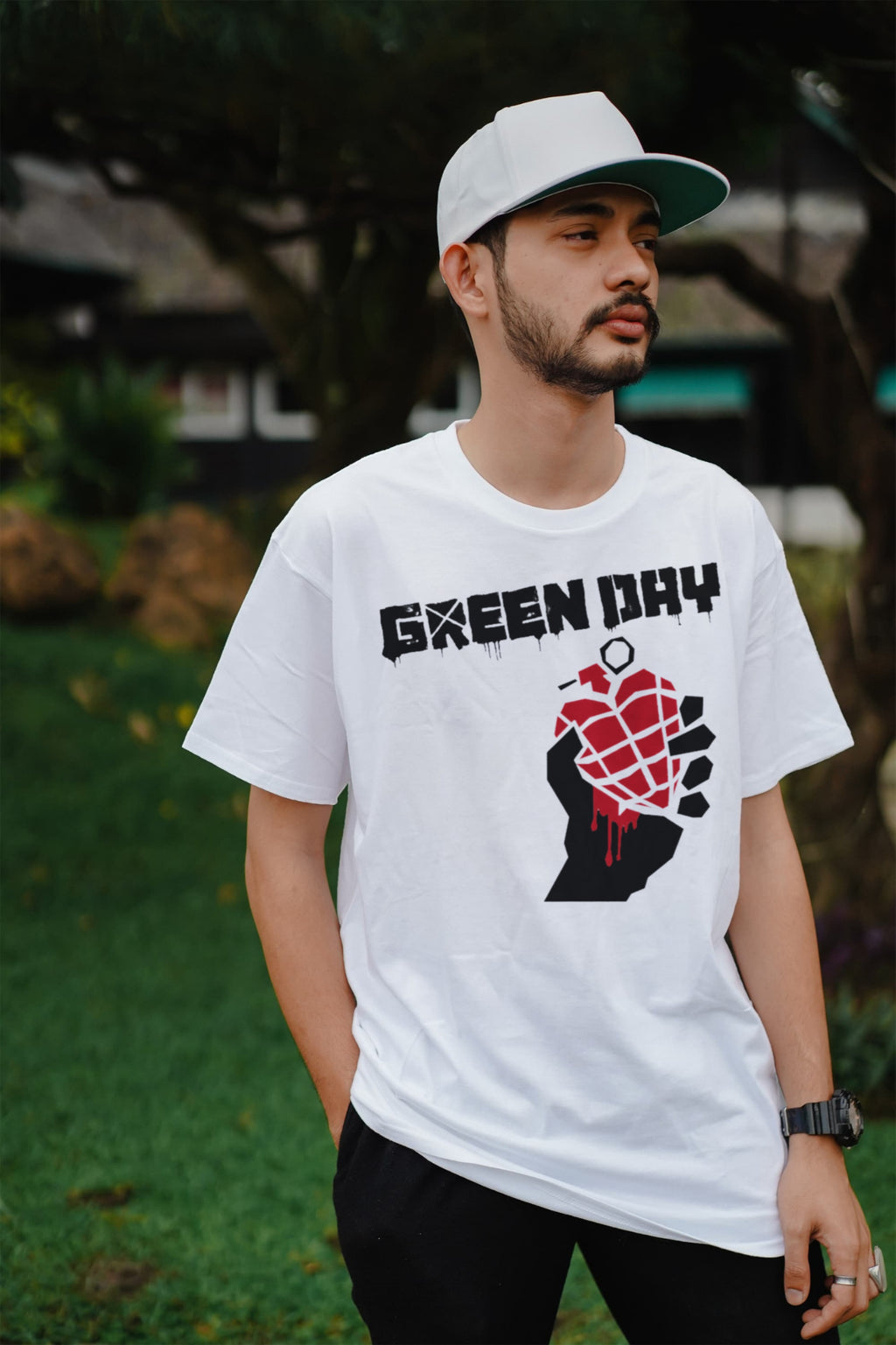 Green Day Oversized Tee – Punk Rock Style