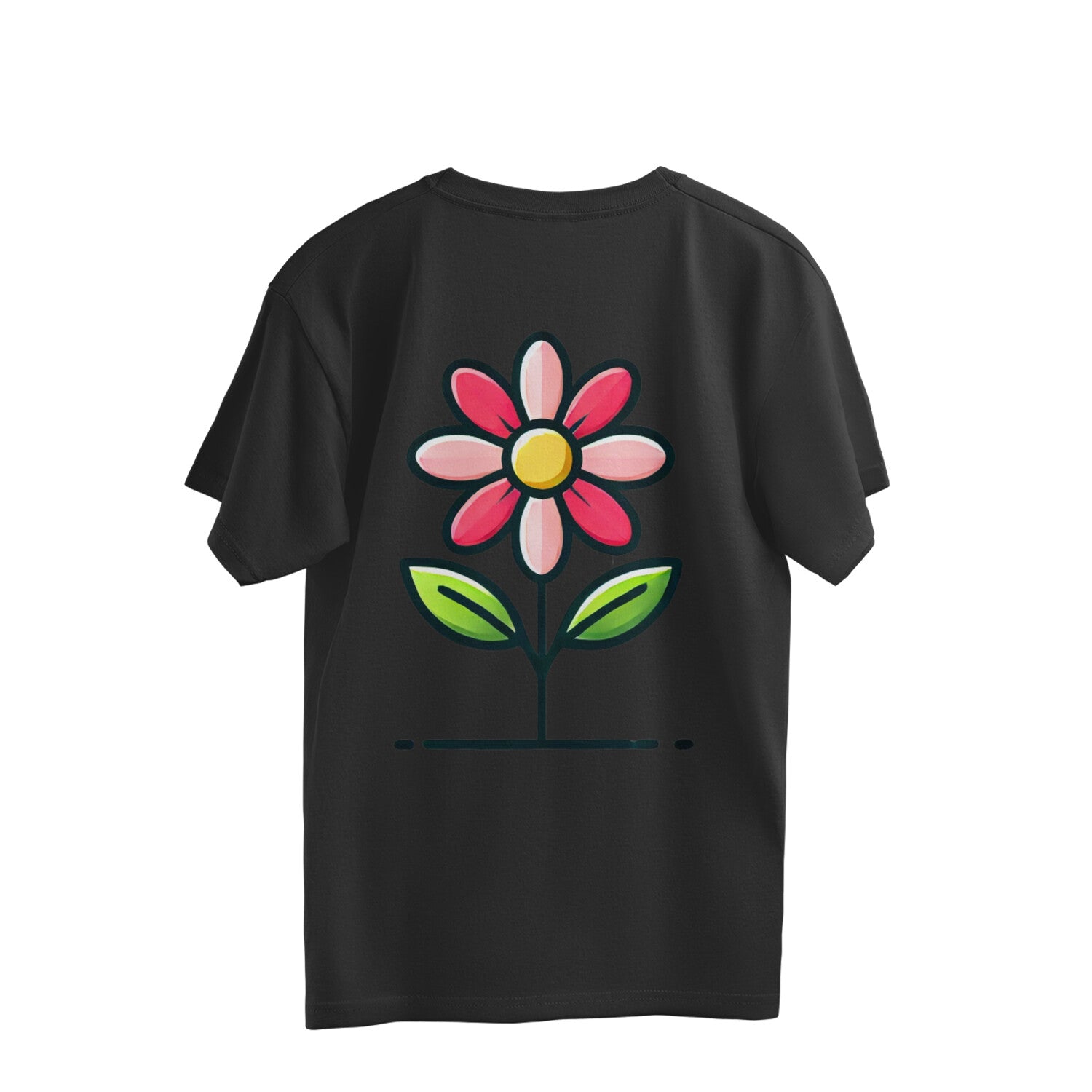 Flower oversized t-shirts