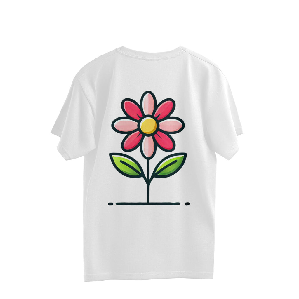 Flower oversized t-shirts