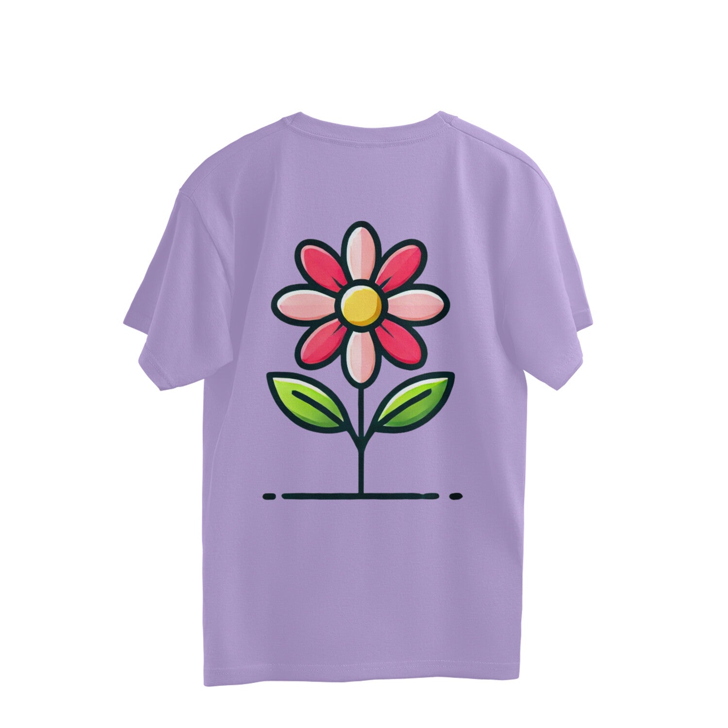 Flower oversized t-shirts