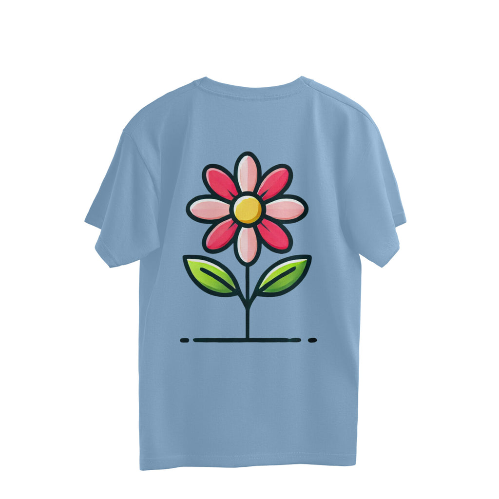 Flower oversized t-shirts