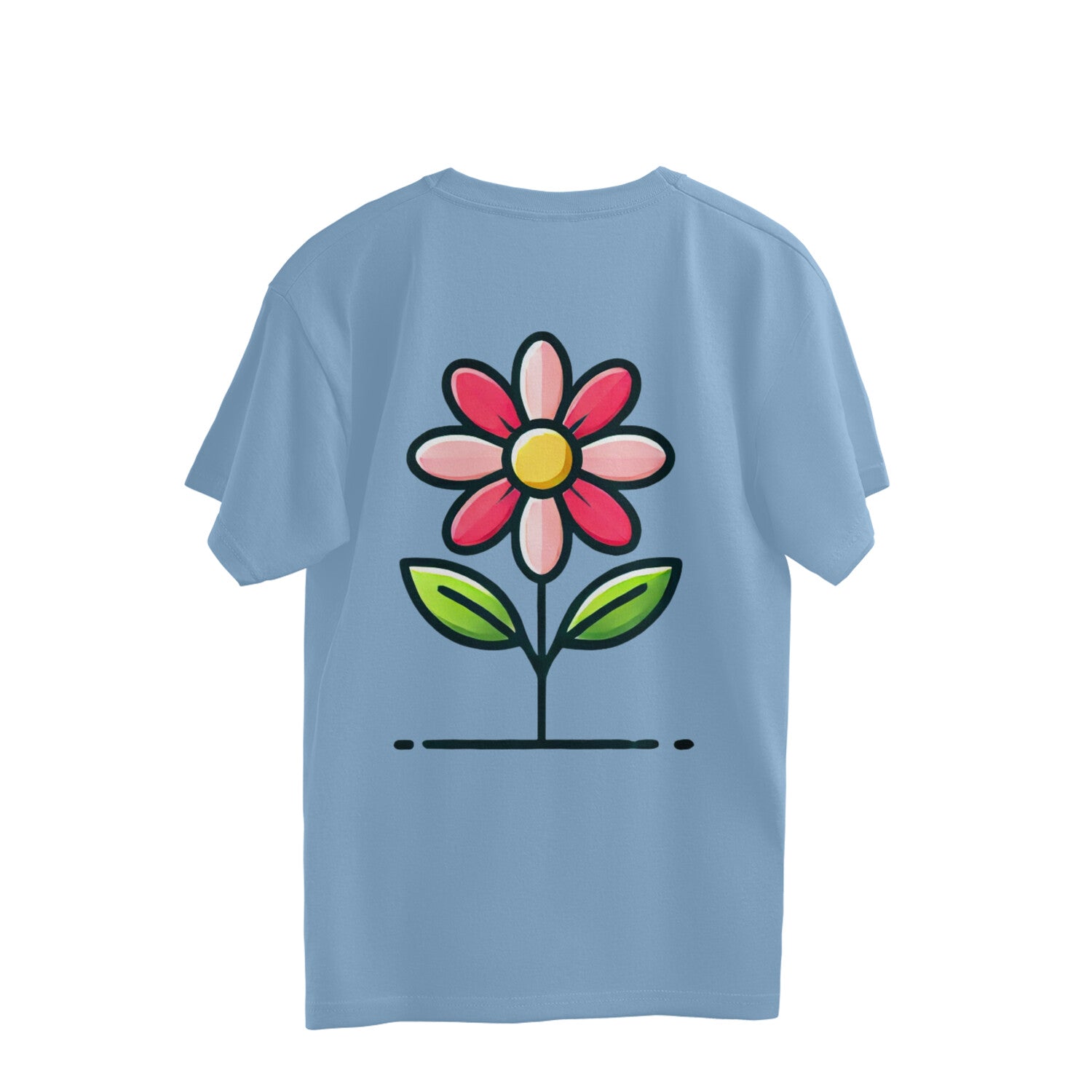 Flower oversized t-shirts