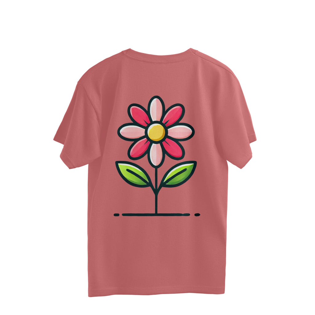 Flower oversized t-shirts