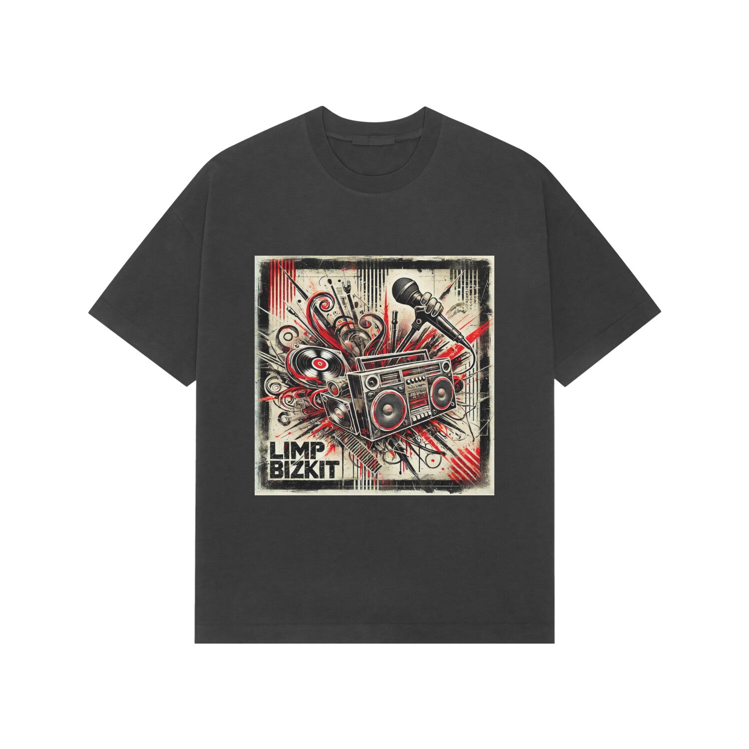 Premium Oversized Tee – Limp Bizkit Inspired