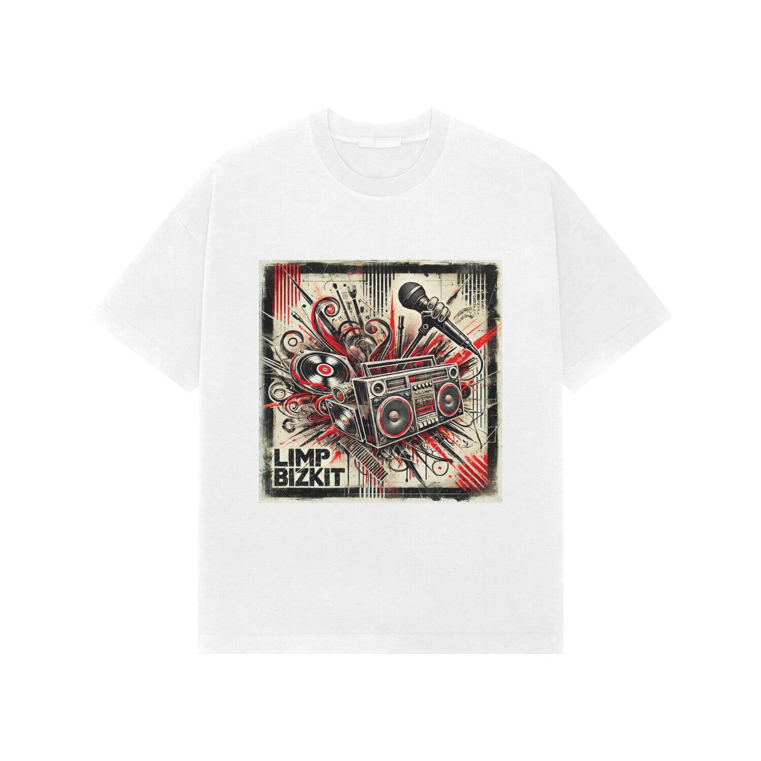 Premium Oversized Tee – Limp Bizkit Inspired