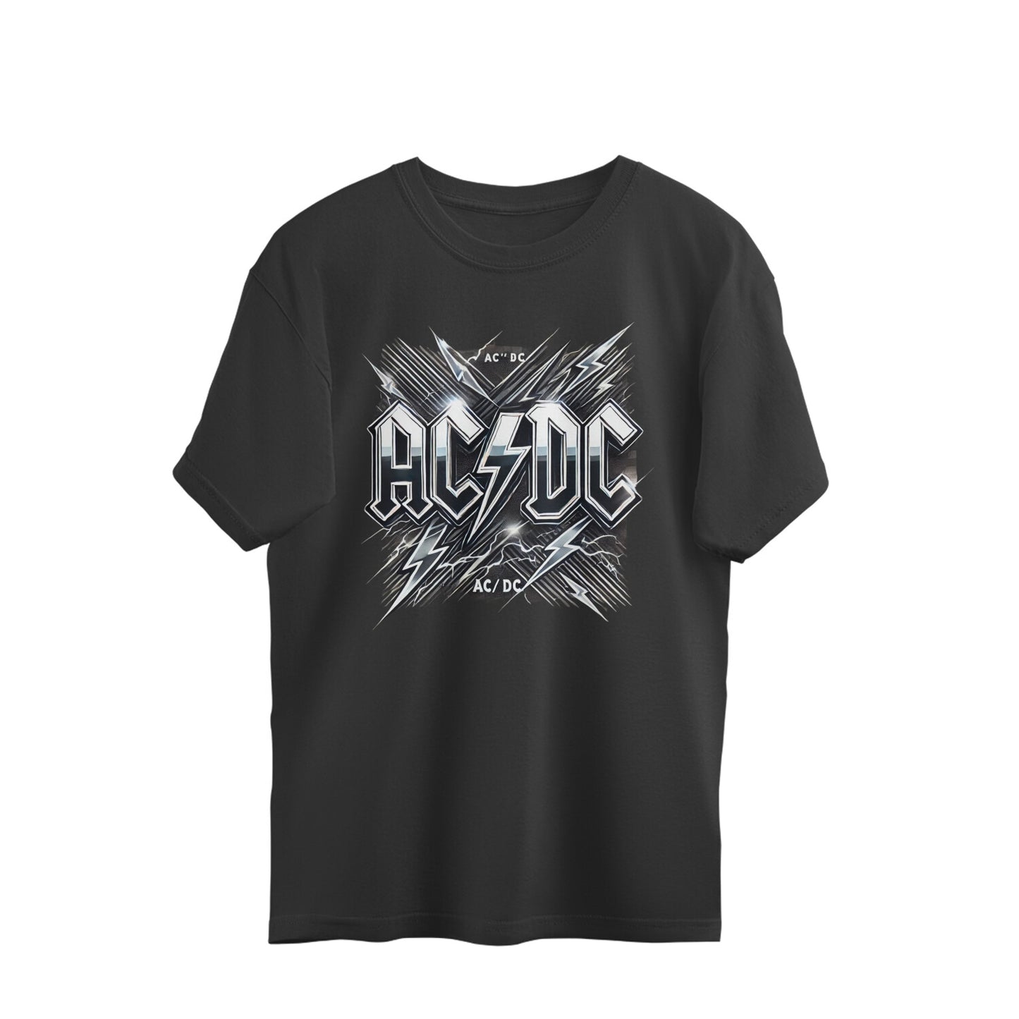 AC DC Design oversized t-shirts