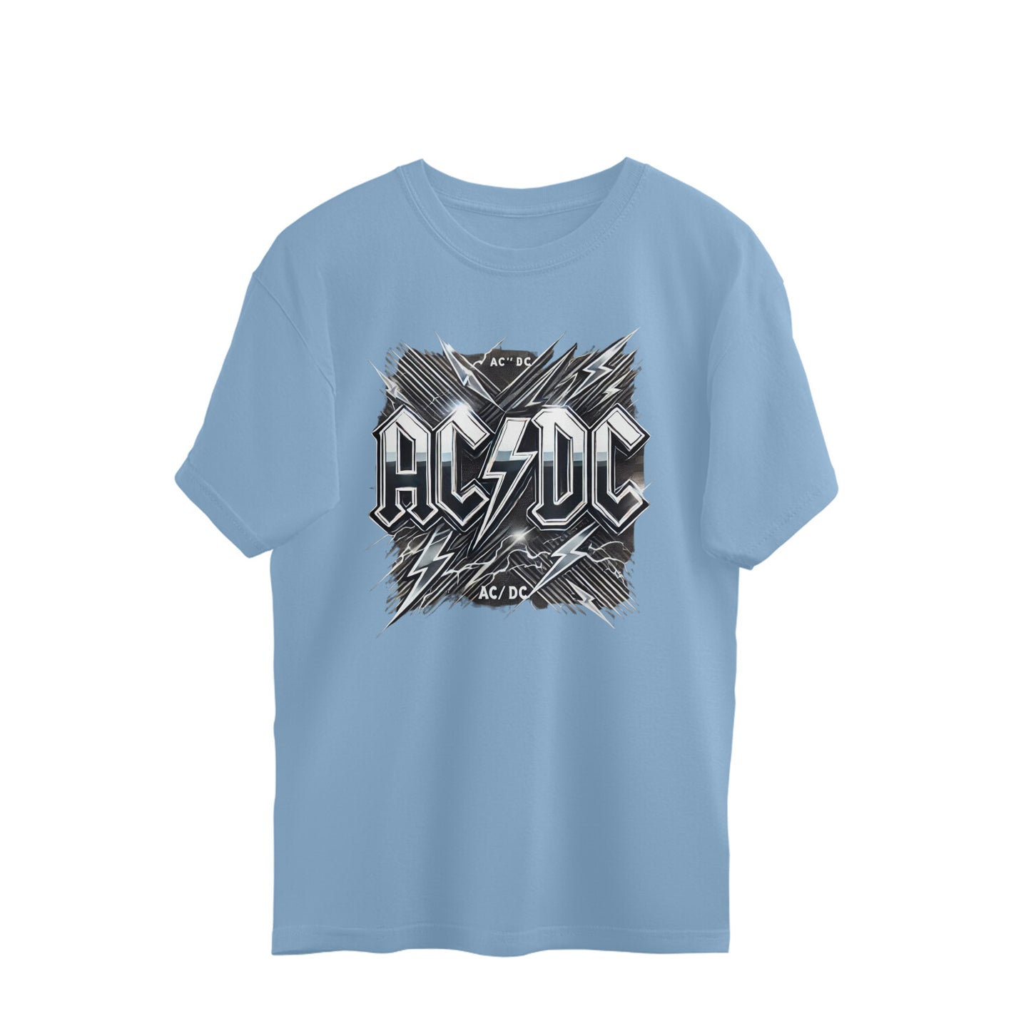 AC DC Design oversized t-shirts