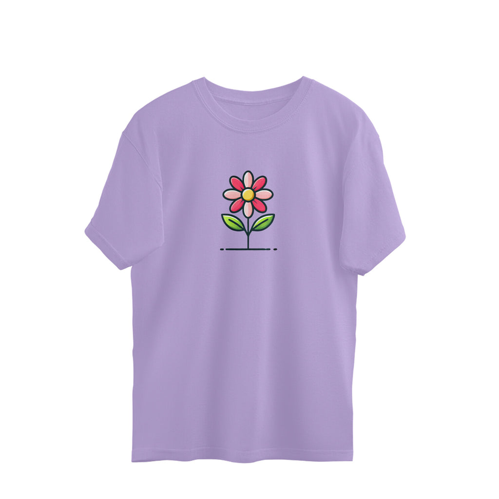 Flower oversized t-shirts